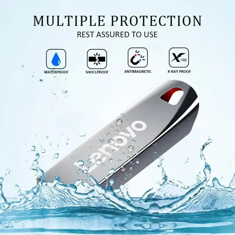 PenDriv original Lenovo Metal USB Flash Drive 2TB USB U Disk Flash Drives High Speed