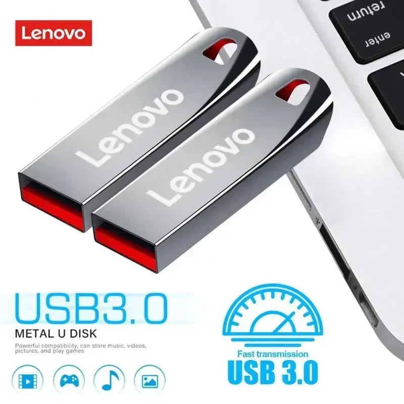 PenDriv original Lenovo Metal USB Flash Drive 2TB USB U Disk Flash Drives High Speed