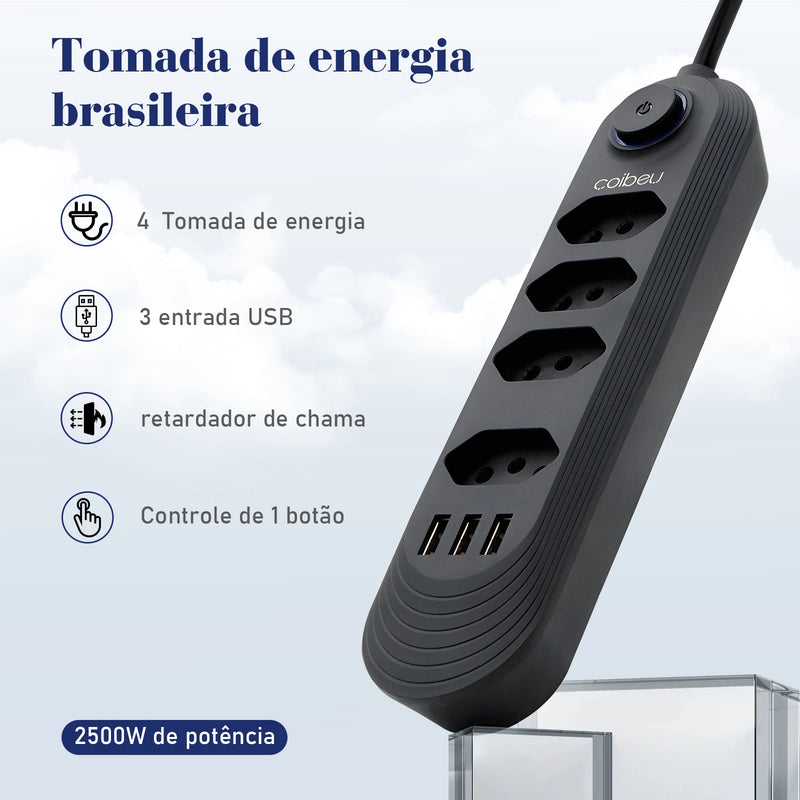 Contróle do seu celular por WIFI ,ligamentos e desligamentos de seus aparelhos,Extensão elétrica,tomada usb,Filtro de linha de tomada