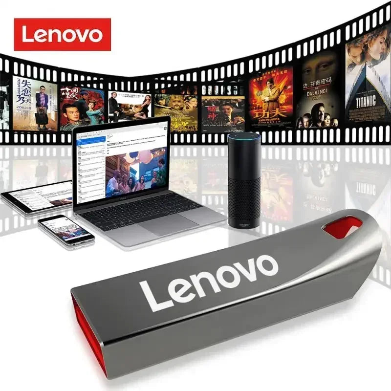 PenDriv original Lenovo Metal USB Flash Drive 2TB USB U Disk Flash Drives High Speed